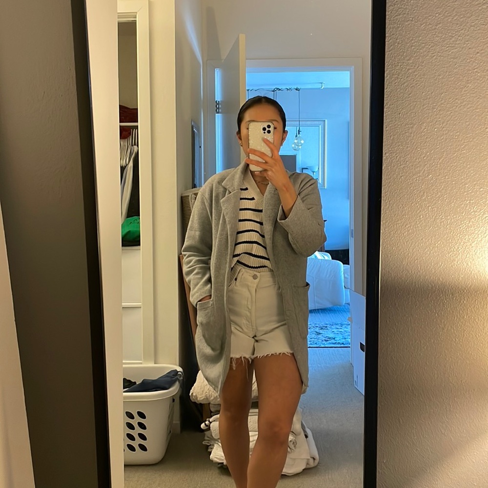 Zara grey coat